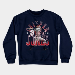 Chipper Jones Atlanta Arch Crewneck Sweatshirt